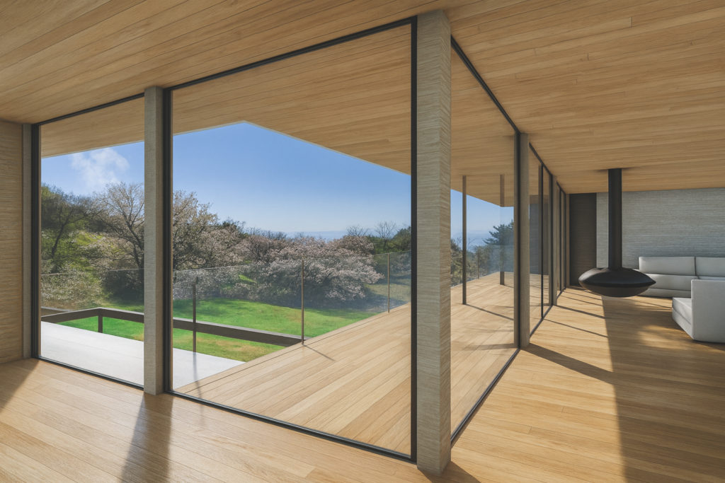 Zushi Guesthouse 外観パース｜AN DeSign & Associates によるデザイン実例