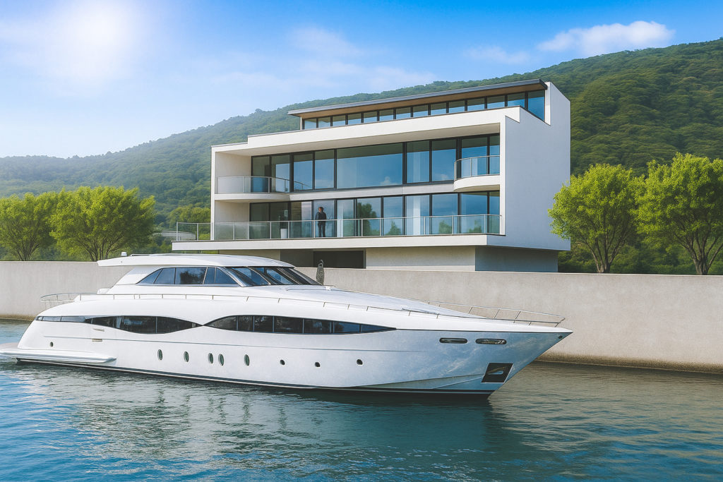 SAJIMA VILLA 外観パース｜AN DeSign & Associates によるデザイン実例