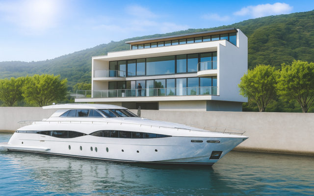 SAJIMA VILLA 外観パース｜AN DeSign & Associates によるデザイン実例